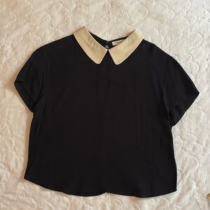 Aritzia Sunday Best cropped blouse